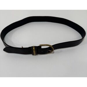 Amsterdam Heritage Black Genuine Leather Belt Women's Size 95 M